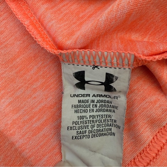 Women’s Under Armour Heat Gear Semi Fitted Short Sleeve V-Neck Shirt Small - Picture 14 of 16